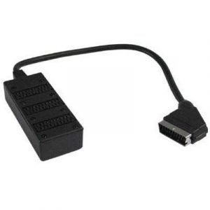 Delta Delta Scart-splitter 1 To 3 Scart Uros Scart Naaras