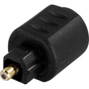 Deltaco Adapter Miniplug Female To Toslink Male Mini Toslink Naaras Toslink Uros