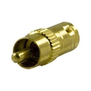 Deltaco Adapter Rca Male To Bnc Female Gold Plated Rca Uros Bnc Naaras