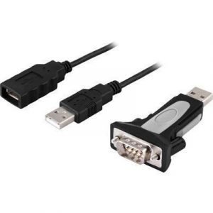 Deltaco Adapter Usb Serial 4-nastainen Usb Tyyppi A Uros 4-nastainen Usb Tyyppi A Uros