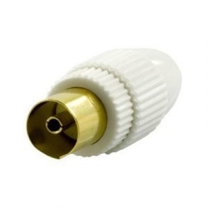 Deltaco Antenna Contact 9.5mm Female Screw Plast Antenniliitin Uros Ei