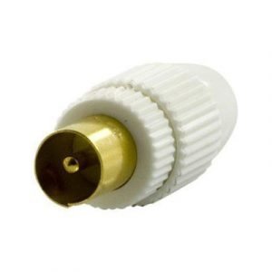 Deltaco Antenna Contact 9.5mm Male Screw Plast Antenniliitin Uros Ei