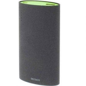 Deltaco Pb-1040 5000mah 2.1a Vihreä Musta