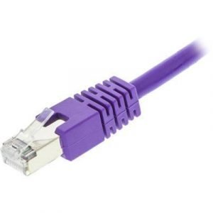 Deltaco Stp-61p Cat 6 Purppuranpunainen 1m