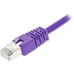 Deltaco Stp-63 Cat 6 Purppuranpunainen 3m