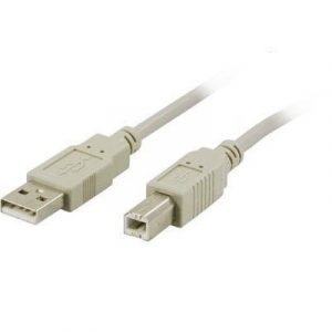 Deltaco Usb 2.0 Type A-b Male-male 1.0m 9 Pin Usb Type B Uros 4-nastainen Usb Tyyppi A Uros Harmaa 1m