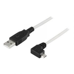 Deltaco Usb-300c 4-nastainen Usb Tyyppi A Uros 5 Pin Micro-usb Type B Uros Harmaa Usb / Usb 2.0 0.5m