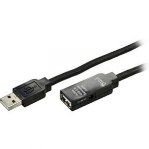 Deltaco Usb Ext Active Usb 2.0 30m 4-nastainen Usb Tyyppi A Uros 4-nastainen Usb Tyyppi A Naaras Musta 30m