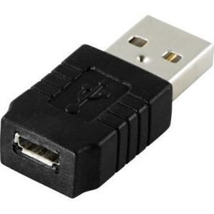 Deltaco Usb Sovitin 4-nastainen Usb Tyyppi A Uros 5 Pin Micro-usb Type B Naaras