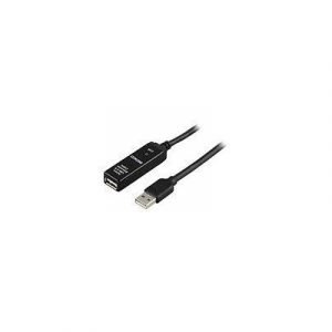 Deltaco Usb2-ex20m 4-nastainen Usb Tyyppi A Uros 4-nastainen Usb Tyyppi A Naaras Musta 20m