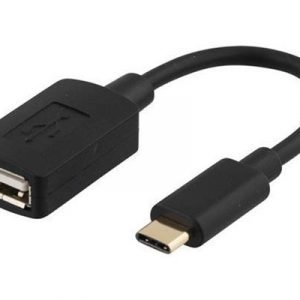 Deltaco Usbc-1206 Tyypin C Usb Uros 4-nastainen Usb Tyyppi A Naaras