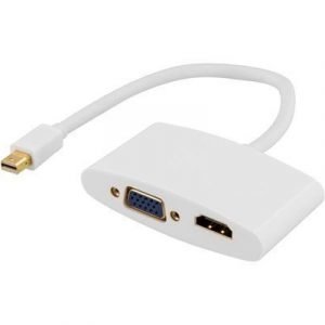 Deltaco Video / Audio Adapteri Mini Displayport Uros 15-nastainen Hd D-sub (hd-15) 19-nastainen Hdmi Tyyppi A Naaras