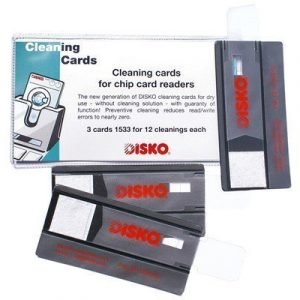 Disko Cleaning Kort Chip Reader 3-pack