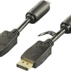 DisplayPort monitorikaapeli 20-pin u-u 1 m