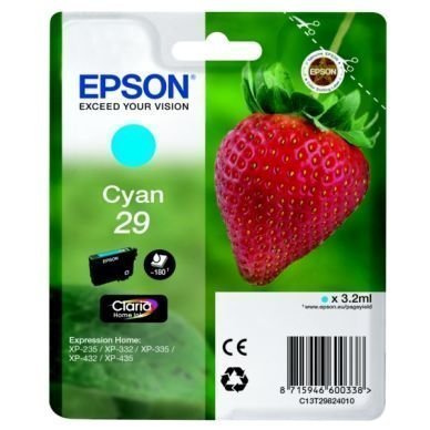 EPSON Mustepatruuna cyan 180 sivua