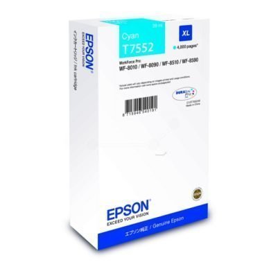 EPSON Mustepatruuna cyan XL 4.000 sivua