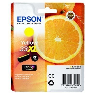 EPSON Mustepatruuna keltainen 650 sivua