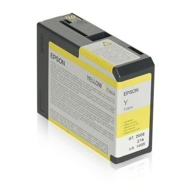 EPSON Mustepatruuna keltainen 80ml