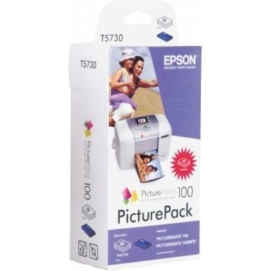 EPSON PictureMate PicturePack 4x13ml + 135 Kiiltopaperi 10x15