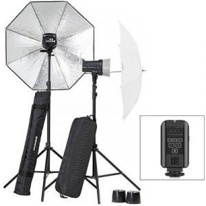 Elinchrom D-lite Rx 2 Paraply To Go Set