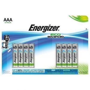 Energizer Battery Eco Advanced Aaa/lr03 8-pack