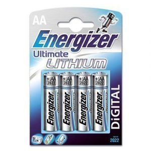Energizer Battery Ultimate Lithium Aa/lr6 4-pack