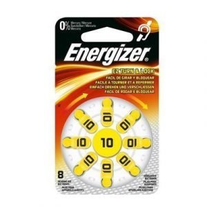 Energizer Battery Zinc Air 10 Hearing Aid 8-pack