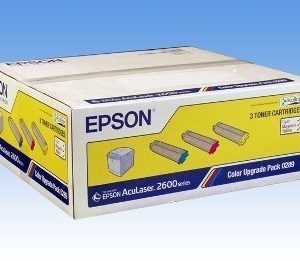 Epson Aculaser C 2600 Toner C13S050289 3 Pack Yellow Cyan Magenta