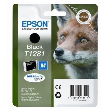 Epson Inkjet Mustekasetti T1282 Stylus Office BX 305 F Musta