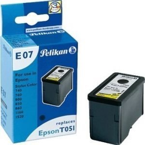Epson Stylus Color 1160 Inkjet Cartridge Pelikan E07 Black