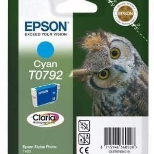 Epson Stylus Photo 1400 Inkjet Cartridge T0792 Cyan