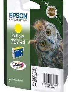 Epson Stylus Photo 1400 Inkjet Cartridge T0794 Yellow