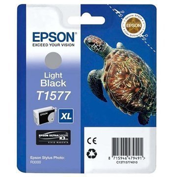 Epson Stylus Photo R3000 Mustepatruuna T1577 Vaalea Musta