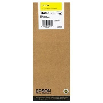 Epson Stylus Pro 4800 Stylus Pro 4880 Mustepatruuna T6064 Keltainen