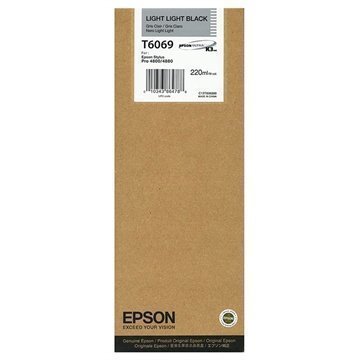 Epson Stylus Pro 4800 Stylus Pro 4880 Mustepatruuna T6069 Erittäin Vaalea Musta