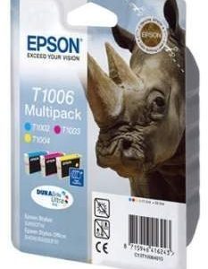 Epson Stylus SX 510 W Stylus Office BX 600 FW Inkjet Cartridge T1006 Multipack Cyan Magenta Yellow