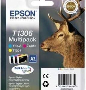 Epson Stylus SX 525 WD Inkjet Cartridge T1306 XL Multipack Cyan Magenta Yellow