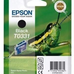 Epson T0331 Inkjet Cartridge Stylus Photo 950 Musta