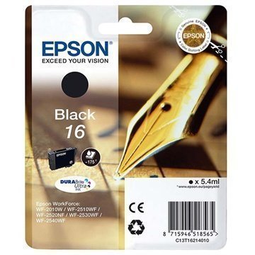 Epson T1621 Mustepatruuna WorkForce 2000 2500 2600 Sarjat Musta