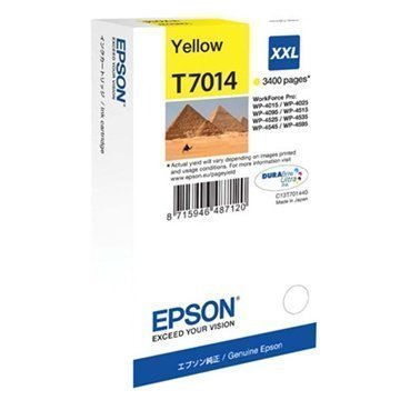 Epson T7014 Ink Cartridge XXL WorkForce Pro 4000 / 4500 Series Yellow