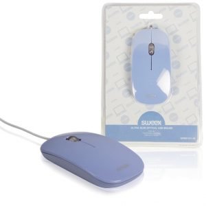 Erittäin ohut optinen USB-hiiri 1000 DPI violetti