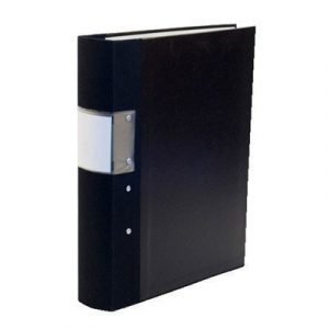 Esselte Fork Binder Wodden Back Budget 40 Mm Black