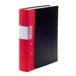 Esselte Fork Binder Wodden Back Budget 40 Mm Red