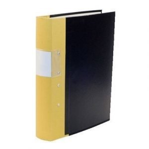 Esselte Fork Binder Wodden Back Budget 40 Mm Yellow