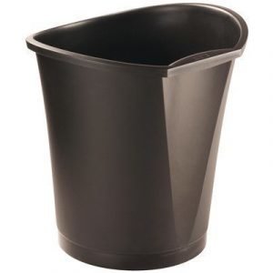 Esselte Waste Bin Basko 18 Black