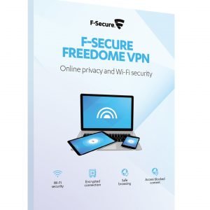 F-Secure F Secure Freedome Vpn 1 Vuosi 3 Laitetta Kaikki Laitteet