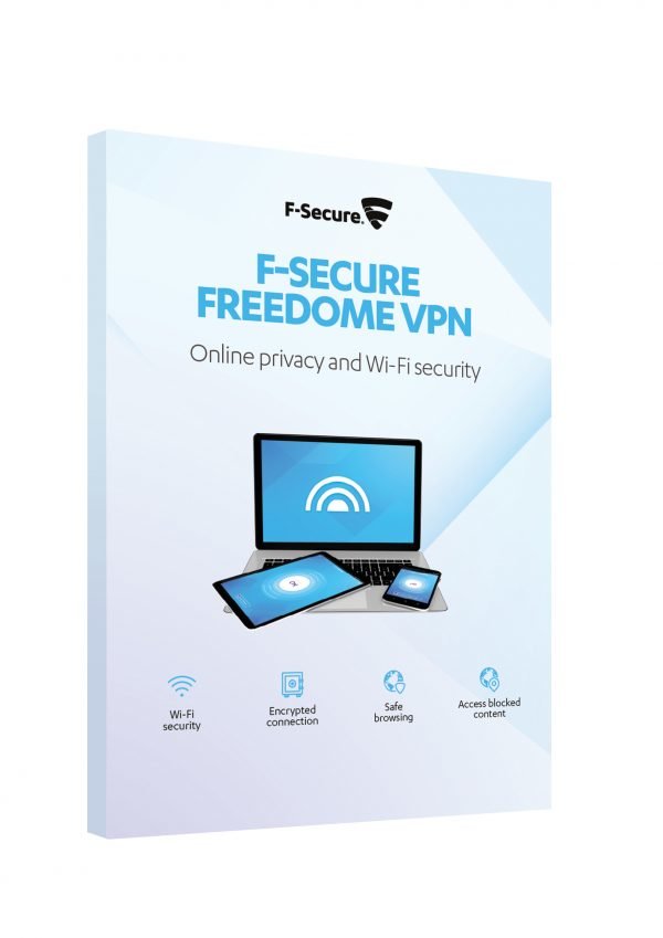 F-Secure F Secure Freedome Vpn 1 Vuosi 3 Laitetta Kaikki Laitteet