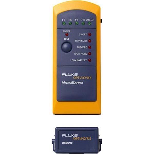 Fluke MicroMapper kaapelitesteri RJ45 äänigeneraattori kelt/sin