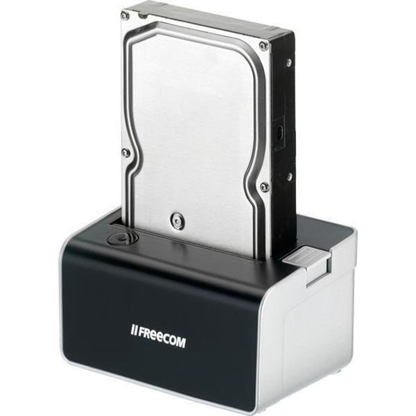 Freecom Hard Drive Dock SATA 3 5/2 5" Telakka USB 3.0 musta/hopea"