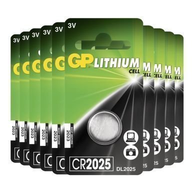 GP BATTERIES GP CR 2025-C1 (10-pakkaus)